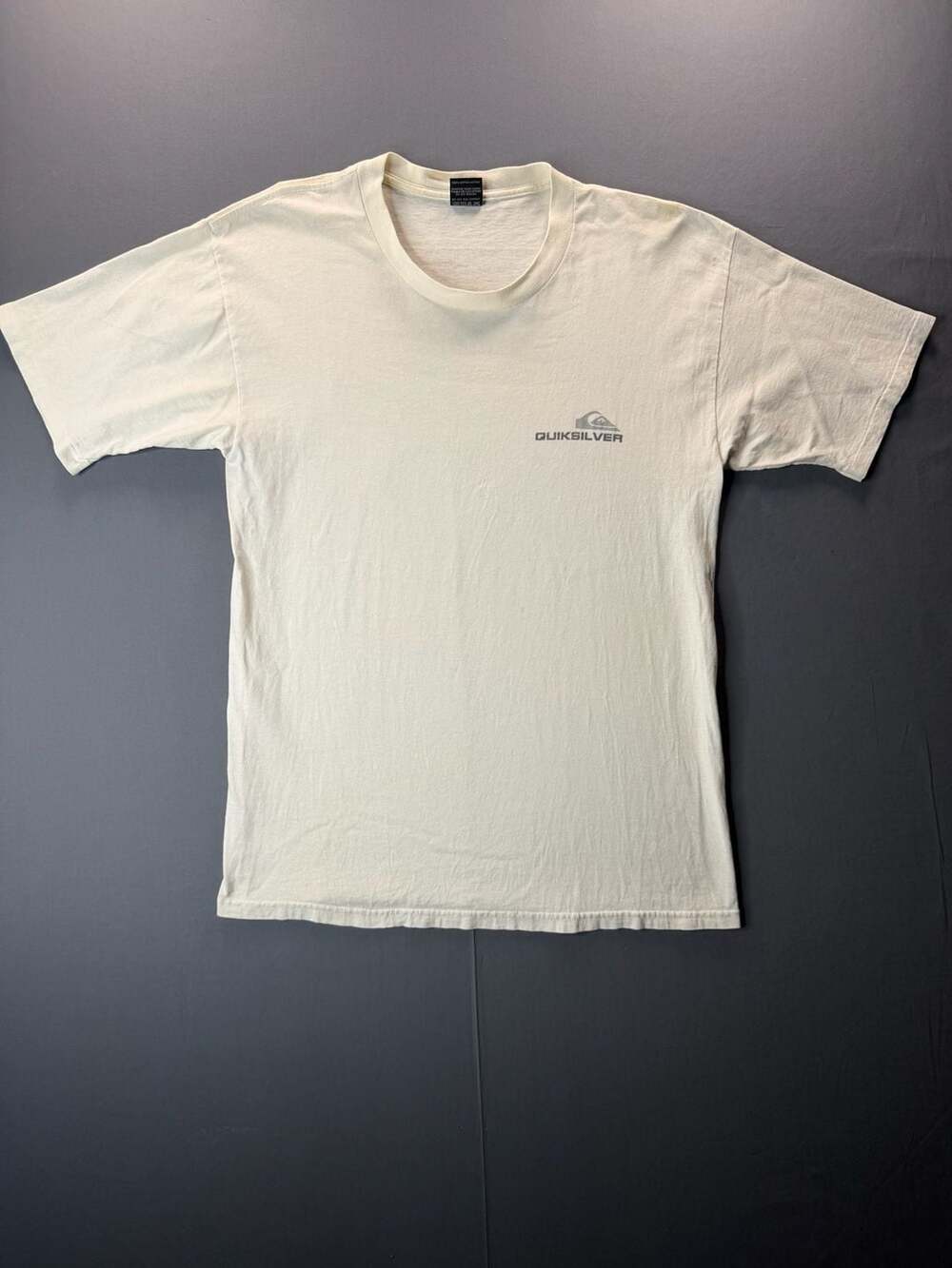 Vintage 90’s Y2K Quiksilver Boardriding Co Logo T-Shirt Medium Surfer